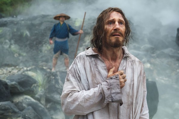 Liam Neeson plays Father Ferreira in the film SILENCE by Paramount Pictures, SharpSword Films, and AI Films